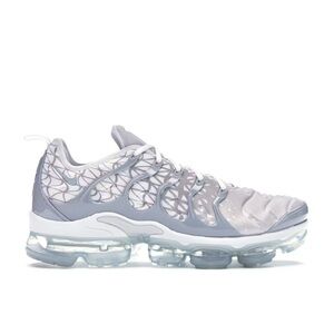 Nike Air VaporMax Plus Sneakers Silver White Patterns SZ 7.5 Men’s SZ 9 Women’s